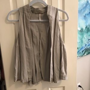 Free People khaki vest